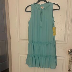 GB Girls Green Halter Sundress Resort Wear